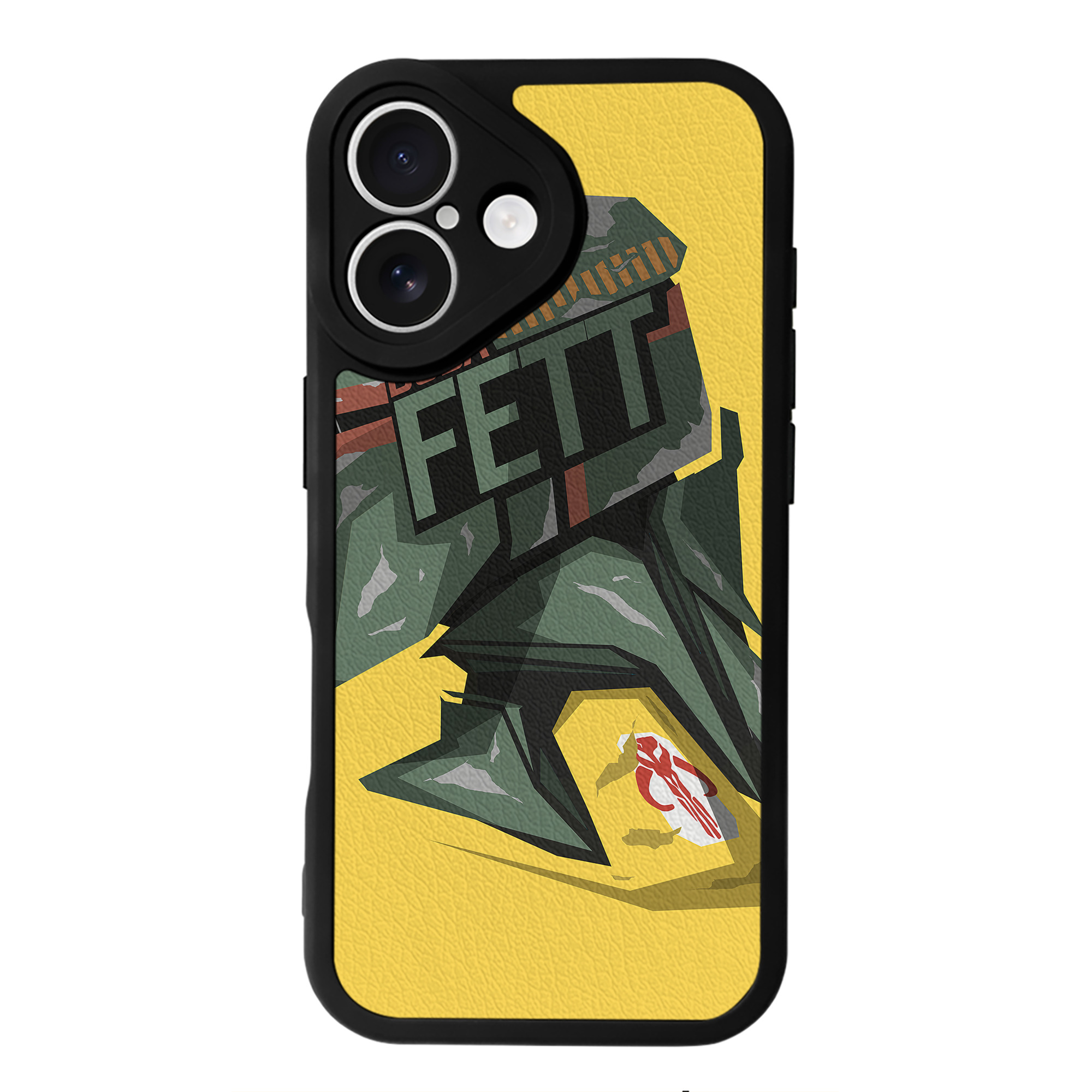 （画像用） スター・ウォーズ Star Wars 【iPhone 16シリーズ対応】シリコンスマホケース（レザー調） 材質：シリコン